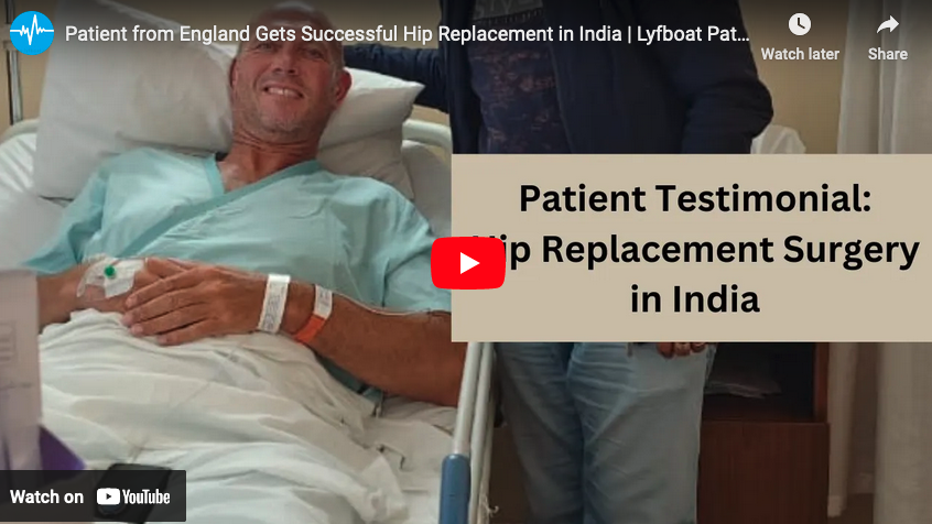 Mark Webber from England Traveled to India for Hip Replacement